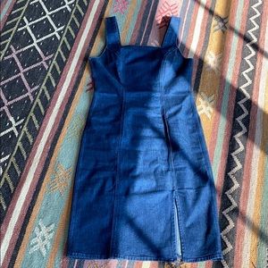 Denim sheath dress